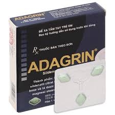 Thuốc Adagrin 100mg điều trị rối loạn cương dương (hộp 1 vỉ x 3 viên)