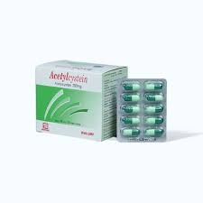 Thuốc Acetylcystein 200mg Nadyphar điều trị viêm phế quản, viêm họng (hộp 10 vỉ x 10 viên)
