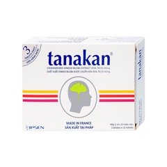 Thuốc Tanakan điều trị triệu chứng rối loạn nhận thức ở người lớn tuổi (hộp 2 vỉ x 15 viên)