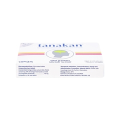 Thuốc Tanakan điều trị triệu chứng rối loạn nhận thức ở người lớn tuổi (hộp 2 vỉ x 15 viên)