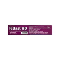 Thuốc Telfast HD 180mg giảm triệu chứng viêm mũi dị ứng, mày đay vô căn mạn tính (hộp 3 vỉ x 10 viên)