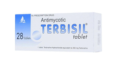 Thuốc Terbisil điều trị nấm da (hộp 4 vỉ x 7 viên)