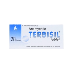 Thuốc Terbisil điều trị nấm da (hộp 4 vỉ x 7 viên)