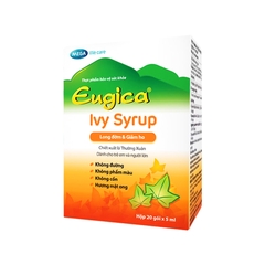 Eugica Ivy Syrup hỗ trợ giảm ho, giảm đờm (hộp 20 gói x 5ml)