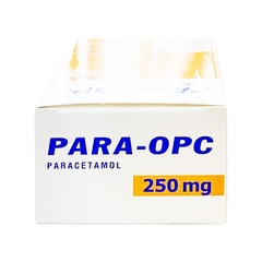 Thuốc bột uống Traphacol 250mg giảm đau, hạ sốt (hộp 24 gói x 2.5mg)