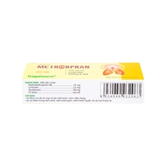 Thuốc ho Methorphan Traphaco điều trị ho khan, ho do dị ứng  (hộp 10 vỉ x 10 viên)