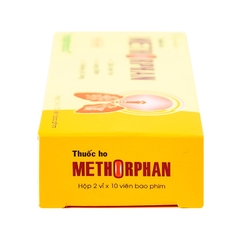 Thuốc ho Methorphan Traphaco điều trị ho khan, ho do dị ứng  (hộp 10 vỉ x 10 viên)