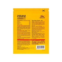 Miếng dán Tiger Balm Plaster-RD giảm mỏi cơ, đau và nhức cơ 7cm x 10cm (gói 3 miếng)