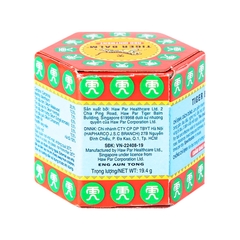 Thuốc mỡ Tiger Balm Red Ointment giảm đau nhức cơ, bong gân (hộp 1 lọ x 19,4g)