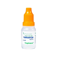 Thuốc nhỏ mắt Tobramycin 0,3% Traphaco điều trị nhiễm khuẩn mắt (hộp 1 chai x 6ml)