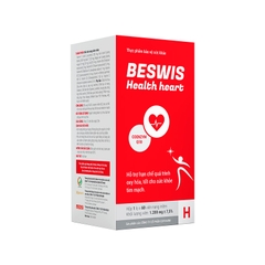 Thực phẩm bảo vệ sức khỏe Beswis Health Heart hỗ trợ sức khỏe tim mạch (hộp 1 chai x 60 viên)