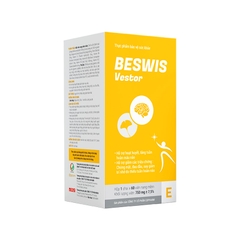 Thực phẩm bảo vệ sức khỏe Beswis Vestor hỗ trợ sức khỏe tim mạch (hộp 1 chai x 60 viên)