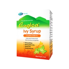 Eugica Ivy Syrup hỗ trợ giảm ho, giảm đờm (hộp 20 gói x 5ml)