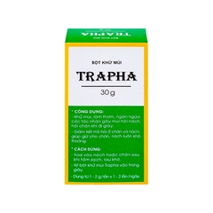 Bột khử mùi Trapha (hộp 1 chai x 30g)