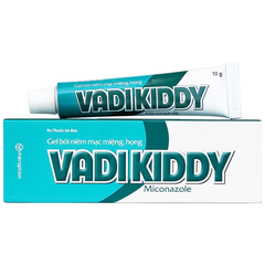 Gel bôi Vadikiddy 2% điều trị nhiễm nấm Candida ở khoang miệng, họng tuýp (hộp 1 tuýp x 10g)