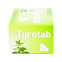 Viên ngậm Tyrotab sát khuẩn, điều trị viêm họng (hộp 10 vỉ x 8 viên)