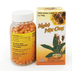 Nghệ mật ong Hadiphar điều trị bệnh viêm dạ dày, tá tràng (hộp 1 lọ x 100g)