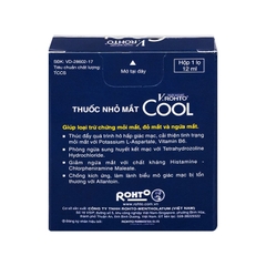 Thuốc nhỏ mắt V.Rohto Cool điều trị mỏi mắt, đỏ mắt, ngứa mắt (chai 15ml)