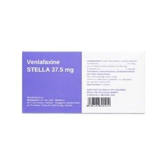 Thuốc Venlafaxine Stella 37.5mg điều trị trầm cảm (hộp 6 vỉ x 10 viên)