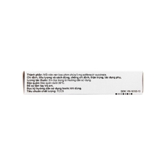 Thuốc Vesicare 5mg điều trị tiểu không tự chủ (hộp 3 vỉ x 10 viên)