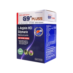Viên uống G9 Pluss hỗ trợ mát gan, giải độc gan (hộp 1 chai x 60 viên)