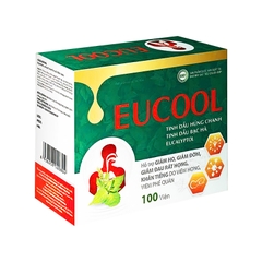 Thực phẩm bảo vệ sức khỏe Eucool viên đỏ (hộp 10 vỉ x 10 viên)