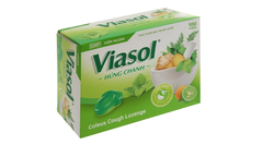 Viên ngậm giảm ho Viasol Húng Chanh (hộp 100 viên)
