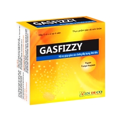 Viên sủi Gasfizzy hỗ trợ điều trị khó tiêu, đầy hơi (hộp 4 vỉ x 4 viên)