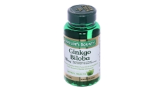 Viên uống Ginkgo Biloba 60mg Nature's Bounty hỗ trợ tăng cường tuần hoàn não (chai 60 viên)