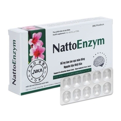 Viên uống NattoEnzym DHG hỗ trợ cải thiện tình trạng say xẩm, chóng mặt (hộp 3 vỉ x 10 viên)