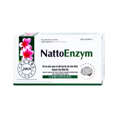 Viên uống NattoEnzym DHG hỗ trợ cải thiện tình trạng say xẩm, chóng mặt (hộp 3 vỉ x 10 viên)