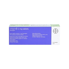 Thuốc Visanne 2mg tablets điều trị lạc nội mạc tử cung (hộp 2 vỉ x 14 viên)