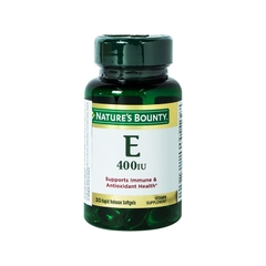 Viên uống Vitamin E 400IU Nature's Bounty hỗ trợ chống oxy hóa (hộp 1 chai x 30 viên)