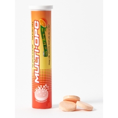 Viên sủi bọt hương cam Multi-OPC hỗ trợ bổ sung vitamin cho cơ thể (hộp 1 tuýp x 20 viên)