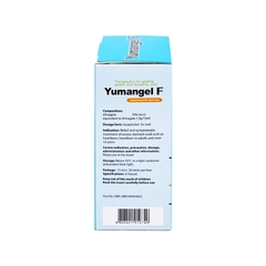 Hỗn dịch uống Yumangel F 1.5g điều trị viêm loét dạ dày, tá tràng (hộp 20 gói x 15ml)