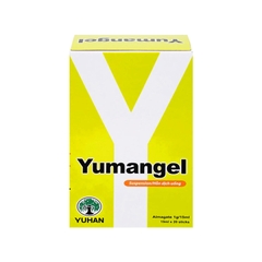 Hỗn dịch uống Yumangel 1g điều trị trào ngược dạ dày, thực quản (hộp 20 gói x 15ml)
