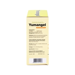 Hỗn dịch uống Yumangel 1g điều trị trào ngược dạ dày, thực quản (hộp 20 gói x 15ml)