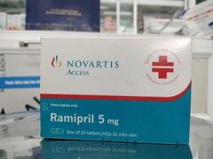 Thuốc Ramipril 5mg Novartis điều trị tăng huyết áp, suy tim (hộp 2 vỉ x 10 viên)