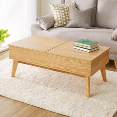 Bàn Trà Gỗ Tự Nhiên 5CBT-136 – Thiết Kế Đa Năng, Màu Gỗ Sồi Sang Trọng, Phù Hợp Mọi Không Gian | Decoraz.vn