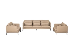 Bộ Sofa Da 3 Băng Góc Phải QP220 – Sang Trọng, Tiện Nghi Cho Phòng Khách Hiện Đại | Decoraz.vn