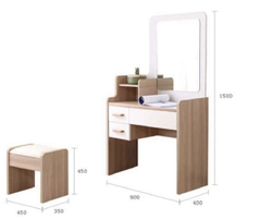 Bàn Trang Điểm Gấp MDF DT-007B – Thiết Kế Thông Minh, Tiết Kiệm Không Gian, Dễ Dàng Di Chuyển | Decoraz.vn