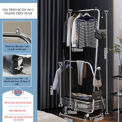 Giá Treo Quần Áo Cửa Hàng Thời Trang Unisex, Chống Gỉ, Đa Kích Thước | Decoraz.vn