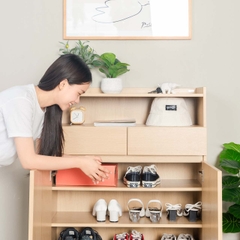 Tủ Giày – Tủ Trang Trí Gỗ VIENNA 203 | Thiết Kế Thanh Lịch & Đa Năng | Decoraz.vn