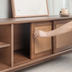 Tủ Kệ Tivi Gỗ Tràm VLINE 301 – Thiết Kế Hiện Đại, Ngăn Lắp Rộng Rãi | Decoraz.vn