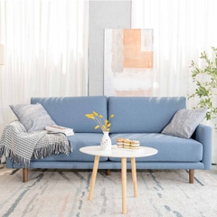 Ghế Sofa Gỗ Cao Su Tự Nhiên FREDERICIA 601 – Phong cách Đan Mạch cổ điển, vải chống thấm toàn thân | Decoraz.vn