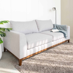 Ghế Sofa Gỗ Cao Su Tự Nhiên HOBRO 601 – Thiết Kế Tối Giản, Bền Đẹp Theo Thời Gian | Decoraz.vn