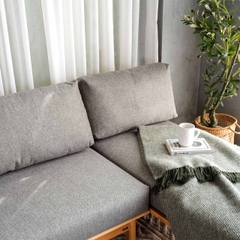 Vỏ Bọc Nệm Sofa VLINE Màu Xám Đậm – Chống thấm, dễ vệ sinh, chuẩn form ghế | Decoraz.vn