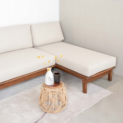 Vỏ Bọc Nệm Sofa VLINE Màu Be – Vải nhập khẩu, chống thấm & kháng bụi | Decoraz.vn