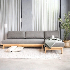 Vỏ Bọc Nệm Sofa VLINE Màu Xám Đậm – Chống thấm, dễ vệ sinh, chuẩn form ghế | Decoraz.vn