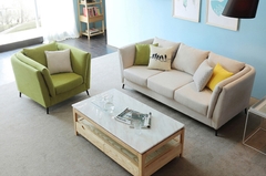 Sofa văng nỉ 5CSF-198 – Kéo ra thành giường, khung gỗ tự nhiên, nỉ cao cấp | Decoraz.vn